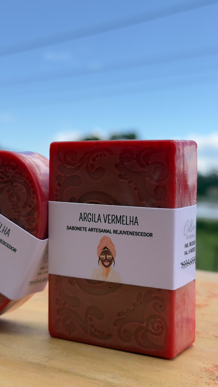 Massageador Argila Vermelha