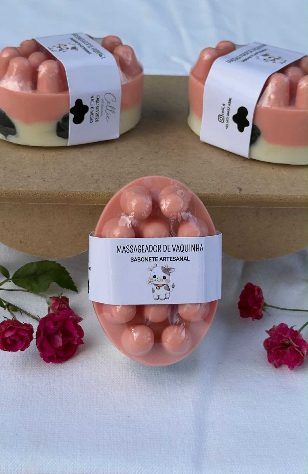 Sabonete Massageador Vaquinha